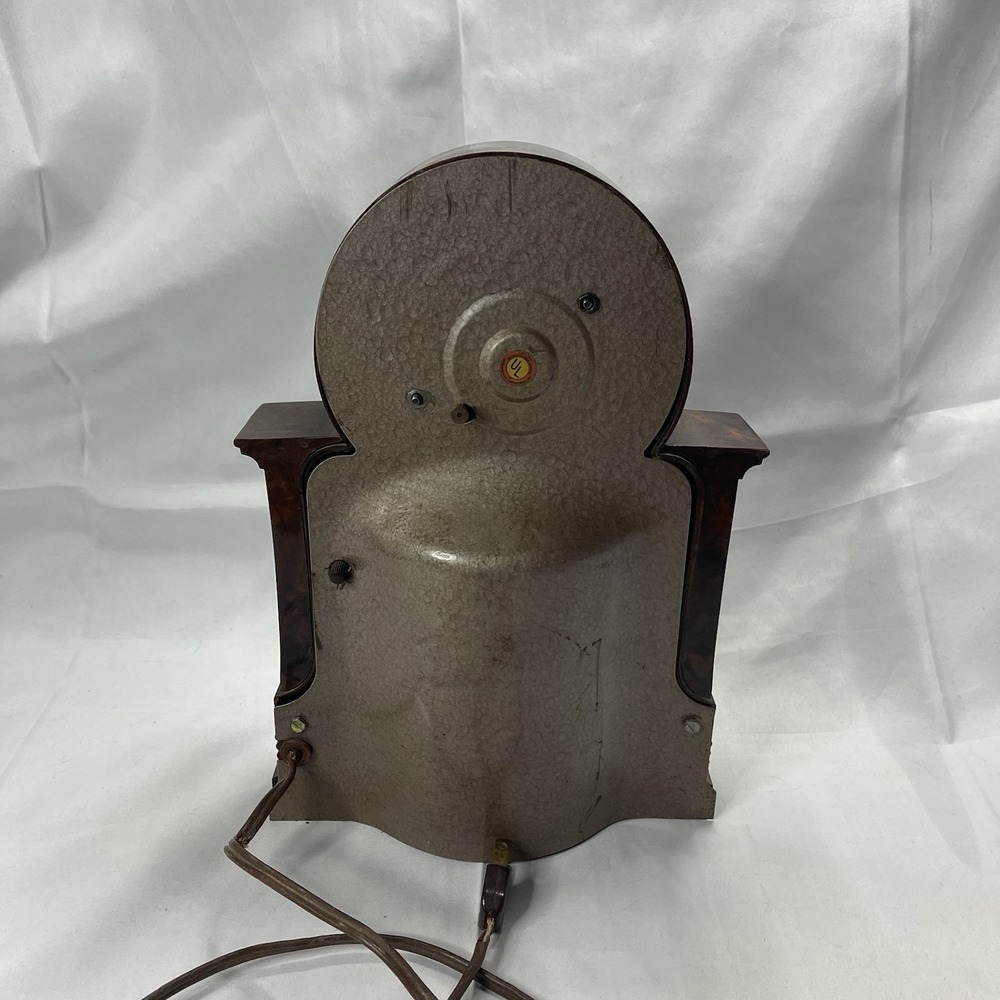 Vintage Master crafters Fireplace ANIMATED Clock Lighted Motion Lamp NOT WORKING - Picture 3 of 8